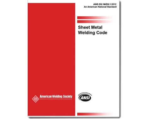 d9 1 d9 1m 2018 sheet metal welding code|AWS.